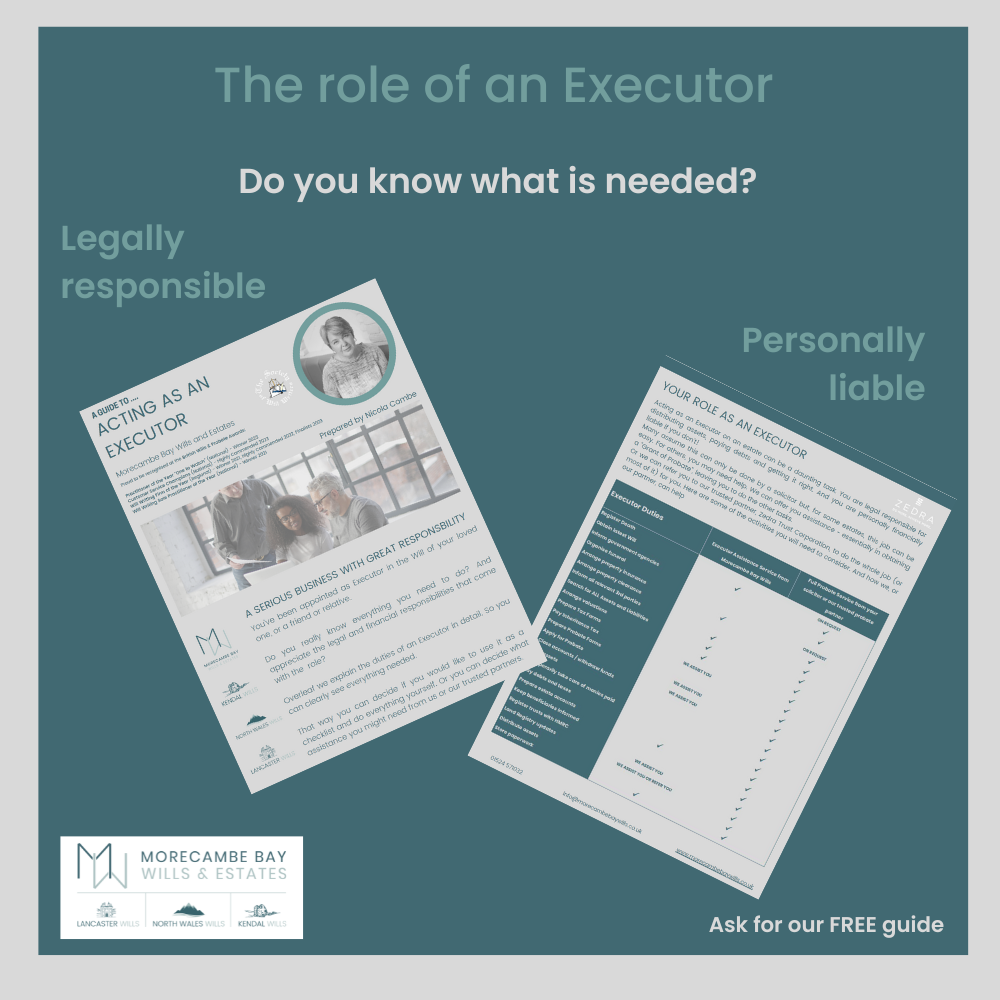 What does an Executor need to do?